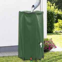  Wassertank mit Wasserhahn Regenwassertank Regentonne Faltbar 100L PVC vidaXL