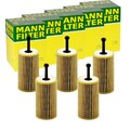 5x MANN-FILTER HU 612 x ÖLFILTER MIT DICHTUNG FILTEREINSATZ 5-STÜCK!
