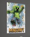 Minecraft Leinwandbild Creeper Nintendo Switch Farbig Deko Cartoon Pop-Art