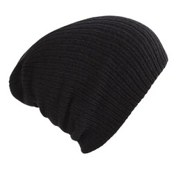 Beanie Strickmütze Herren Damen Long Stretch Beanie warm weich winter Mütze