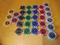 50 neue Poker Chips Pokerkoffer Pokerset The Ultimate Metallkern unbespielt!!!