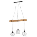 Euluna Hängeleuchte Karou Deckenlampe Pendelleuchte Lampe Leuchte Holz 3-flm E27