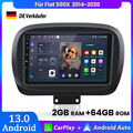 Für Fiat 500X 334 2014-2020 Carplay 2+64GB Autoradio GPS NAVI WIFI SAT Android13