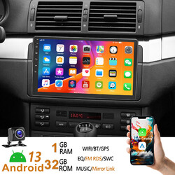 KAM+ 9" Android 13 Autoradio 4 Core 1+32G GPS Navi WIFI für BMW E46 318 320 325