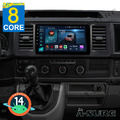 8-Kern 4+64G Android14 Autoradio GPS Navi Für VW T6 Transporter Multivan 2016-21