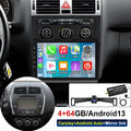 DAB+ 4+64G Autoradio Android 13 Carplay GPS Für VW Touran 1T1 1T2 1T3 2003-2010