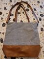 Damenhandtasche Schultertasche Tasche Umhängetasche Canvas Shopper Crossover Bag