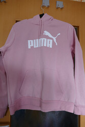 Puma Logo Damen Pullover Hoodie Kapuzenpullover Gr. XL rosa TOP