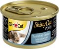 GimCat ShinyCat Thunfisch Garnelen Nassfutter Katzen 24x70g NEU OVP