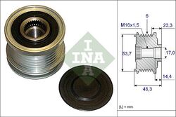 INA 535 0204 10 Generatorfreilauf für OPEL,SAAB,VAUXHALL