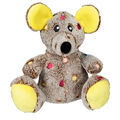 Trixie Plüschspielzeug Maus - 17 cm (sitzend) als Spielkamerad oder Kuscheltier