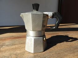 c1950-60 MORENITA ITALY 382 Espressokocher Espressomaschine Espresso Mokka Kanne