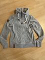 Naketano Jacke/sweatjacke  Damen M Grau, Tailliert, Kuschelig Warm