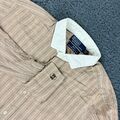 Vintage Ralph Lauren formelles Hemd Herren 15,5 Medium creme französische Manschette zweilagig edel RL