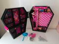 MATTEL Monster High Puppe Draculaura Sarg Schrank Kleidung Draculocker 100% komp