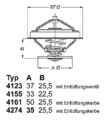 BorgWarner (Wahler) Thermostat, Kühlmittel  u.a. für AUDI, SKODA, VW