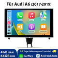 Carplay Für Audi A6 2017-2019 9"Android 12 Autoradio GPS Navi WIFI 4G BT SWC DAB