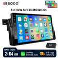 2+64GB Autoradio DAB+ GPS Carplay Android 13 WIFI für 3er BMW E46 318 320d 325i