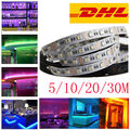 5M-100M LED Streifen 12V 24V RGB RGBW RGBWW SMD 5050 Stripe Dimmbar Band Leiste