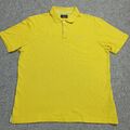 Hackett London Herren Polo Shirt XL Slim Fit Löwenzahn Gelb Baumwolle Pique XL