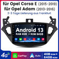 8Core Android 13 Carplay Autoradio Für Opel Corsa E 2015-2019 GPS Navi 4+64G DAB