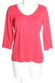 ESPRIT V-Ausschnitt-Shirt Damen Gr. DE 42 pink Casual-Look