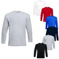 Fruit of the Loom Valueweight Long Sleeve T Herren Langarrm T-Shirt bis 5XL