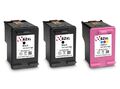 3x 62XL Schwarz & Farbe Wiederaufbereitetes Tintenpatronen für HP Officejet 250