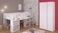 Parisot Pirouette 14-Kinderzimmer Etagenbett Hochbett  90x200