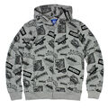 adidas Originals Jams Hoody Nigo Sweatjacke Kapuzenjacke Jacke  AB1551 Grau