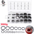 300 Stück Seegering Sortiment Set 3mm - 32mm Sprengringe Sicherungsring Außen