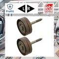 2x ORIGINAL® Febi Bilstein Umlenk-/Führungsrolle, Keilrippenriemen für VW