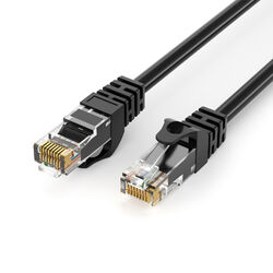 7,5m CAT 6 Patchkabel Netzwerkkabel Ethernetkabel DSL LAN Kabel  - SCHWARZ