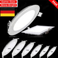 LED Panel Einbaustrahler Einbauleuchte Spots Flach Deckenleuchte 230V Rund Lampe