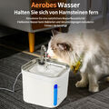 2.5L Trinkbrunnen Haustier Automatisch Wasserspender für Katzen Hunde mit Filter