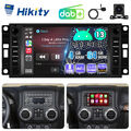 DAB+ 8Core 4+64GB Android 13 Autoradio CarPlay GPS 4G WIFI Für Jeep Wrangler JK