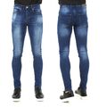 Herren Jeans Hosen  Jeans  Slim fit  SUPER SKINNY  Blau Schwarz  Stretch Hose 