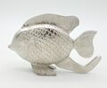Moderne Wohnkultur Handarbeit Silber Fisch Geschenk Skulptur Dekoratives Geschenkobjekt