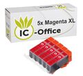 IP4850 IP4950 IX6550 MG5120 MG5150 MG5220 MG5350 MG6120 komp. CLI526 5x magenta