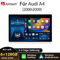 Carplay Für  Audi A4 2000-2009 Android 12 Autoradio GPS Navi WIFI 4G DAB 6+128G 