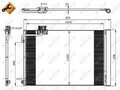 Kondensator Klimaanlage NRF für Mercedes W204 Limo C204 Coupe 2008-> 350214