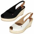 Tommy Hilfiger Damen Schuhe Elba Keilsandaletten Wedges Sandalen Slingbacks