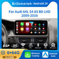 10,25" 8-Kern Android 14 Autoradio Carplay 64G Für Audi A4 A5 B8 S4 S5 2009-2016