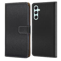 Handy Tasche Schutzhülle Book Case Flip Cover Wallet Etui Handy Hülle Schwarz✅Für iPhone ✅Für Samsung Galaxy✅Für Huawei ✅Für Xiaomi✅