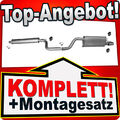 Auspuff für OPEL MERIVA B 1.4 T mit Chrom Endrohr Auspuffanlage