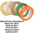 TOP 50 Meter Klebeband Abklebeband Abdeckband Lackiererei Kreppband Malerband