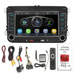 Android Autoradio Carplay GPS BT Für VW GOLF 5 6 Polo Touran Tiguan Passat