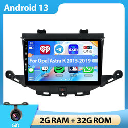 9'' Carplay Autoradio Für Opel Astra K 2015-2019 Android 13 GPS NAVI BT WIFI USB