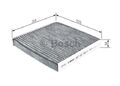 BOSCH 1 987 432 383 Innenraumfilter Filter Pollenfilter für CITROËN PEUGEOT