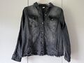 JEANSJACKE DAMENJACKE STRETCHJACKE anthrazit grau Damen 42